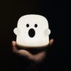 Cute Boo Ghost Silicone Lamp - Touch Sensor Dimmable LED Night Light