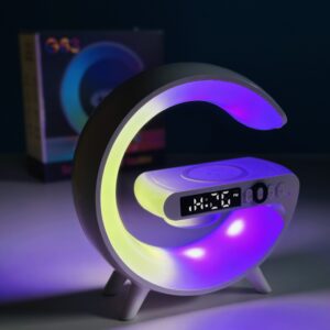 Intelligent Atmosphere RGB Light Bluetooth Speaker with Wireless Charging